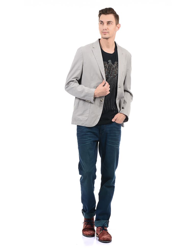 U.S. Polo Assn. Men Solid Casual Wear Blazer